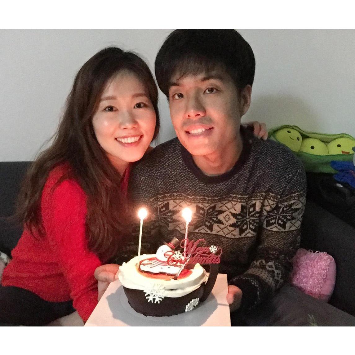 Our first Christmas together in 2015 :)