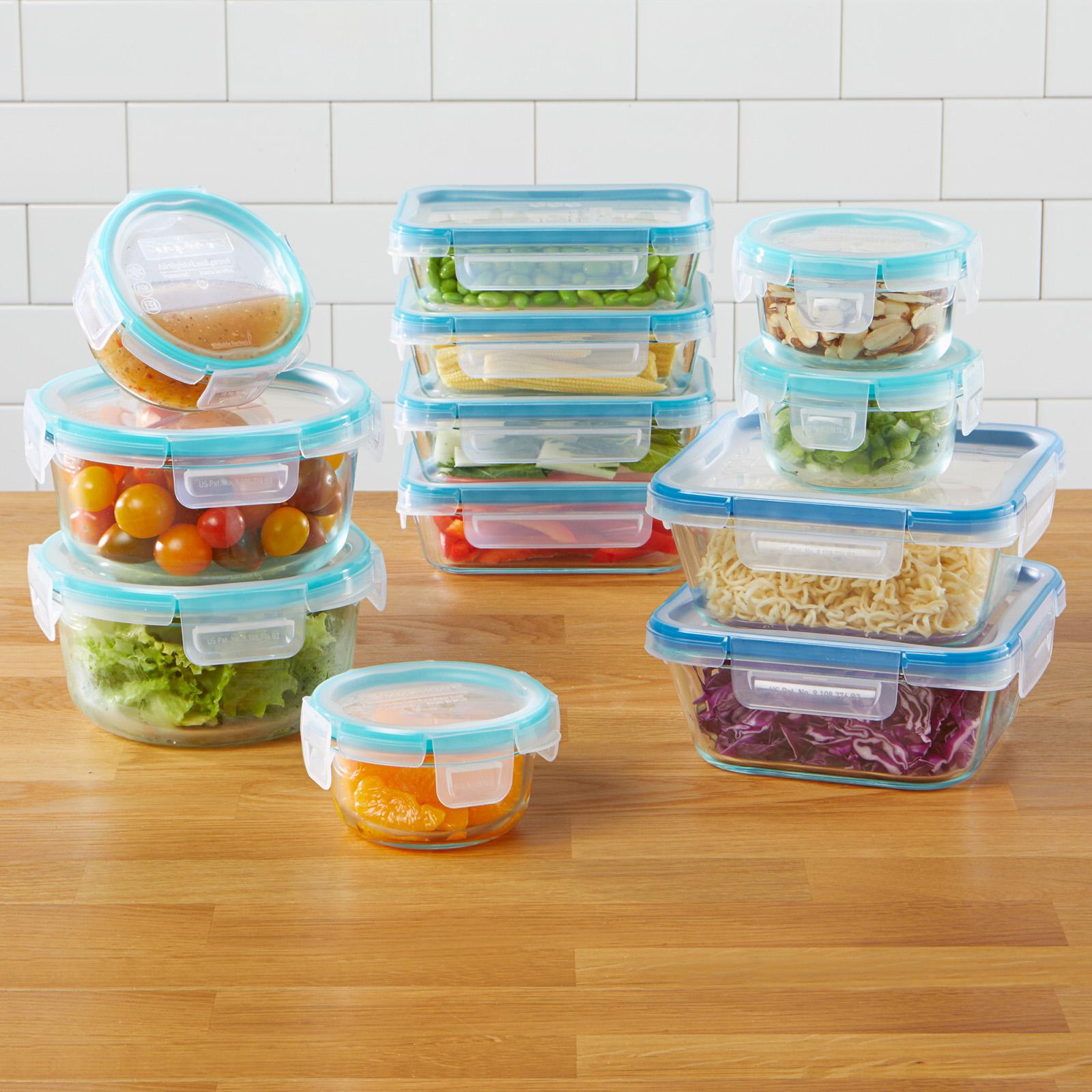 Snapware Total Solution 4-Cup Square Pyrex Glass Storage Container