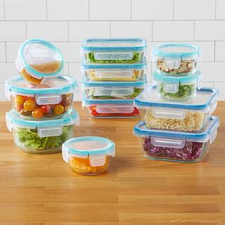 Total Solution Glass 24-Piece Food Storage Set