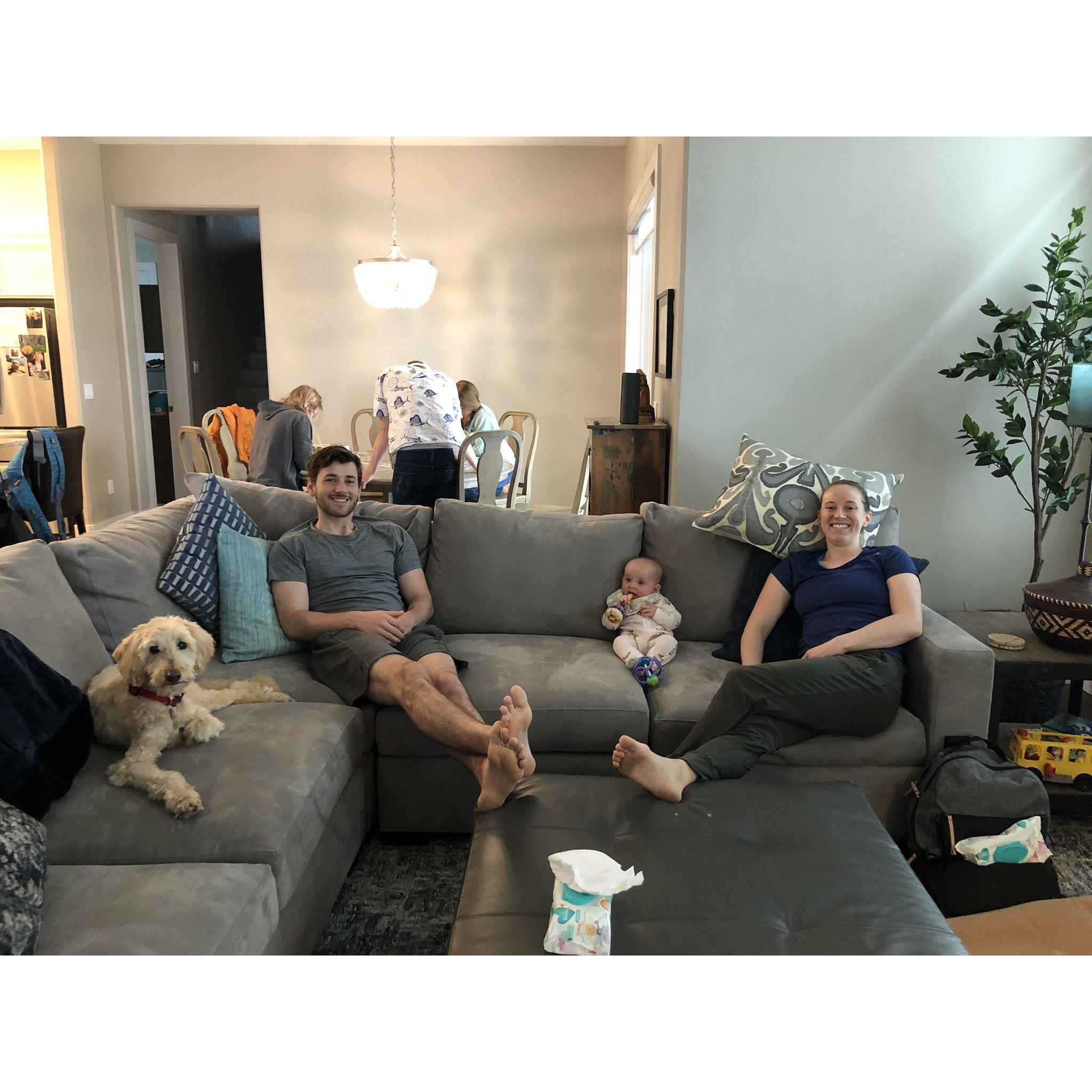 Hanging out with Finley and Fletcher in Boise - 2020
