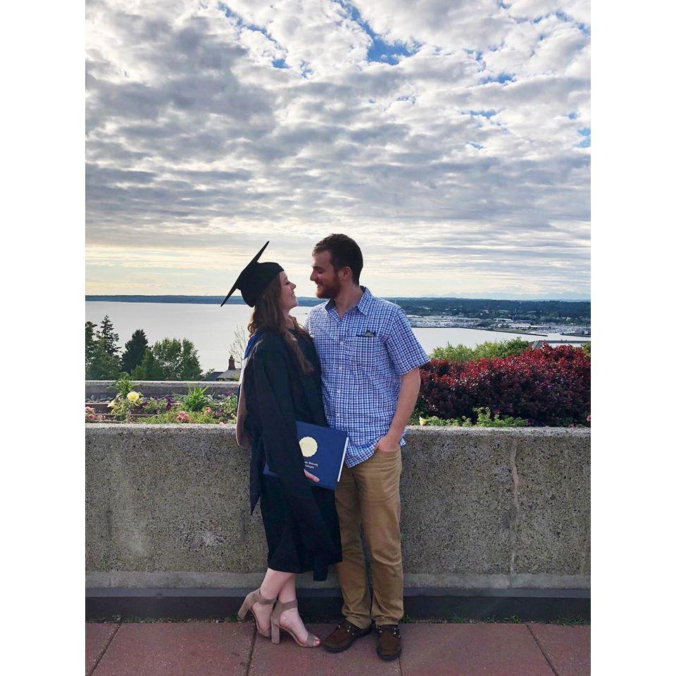 Jamie's MBA graduation - June 2018.