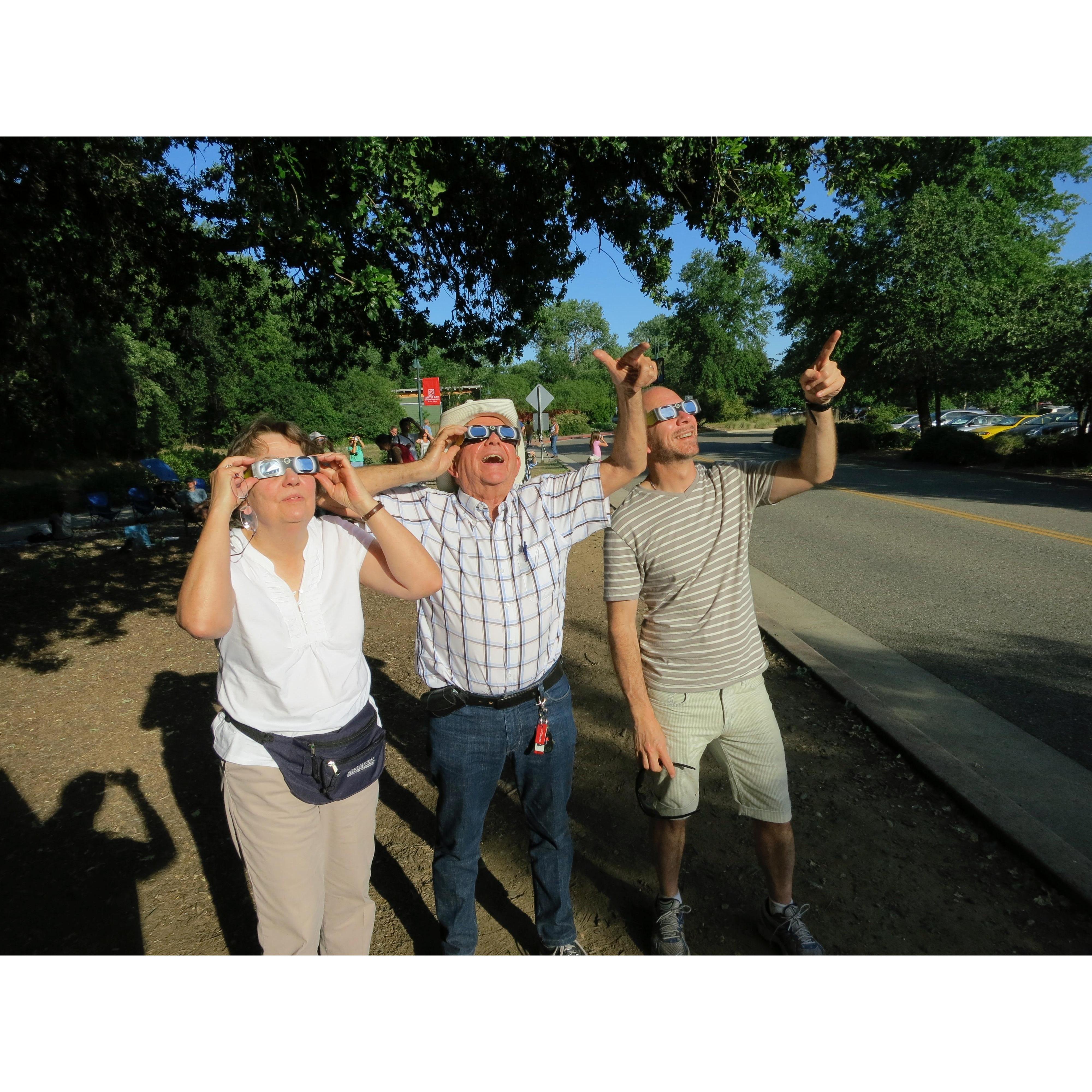 Another eclipse escapade. This time an annular eclipse, and we had the glasses.