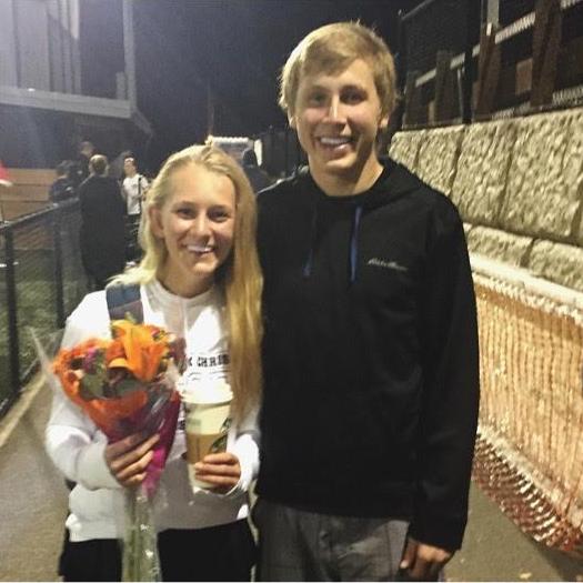 Our first photo together in October 2016 when Payton asked me to Homecoming for the first time.