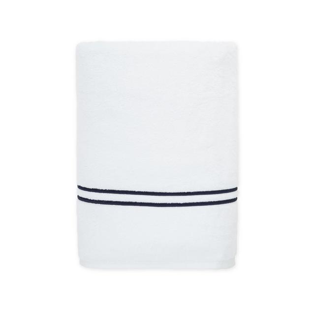 Wamsutta® Egyptian Cotton Striped Bath Towel in Black Iris