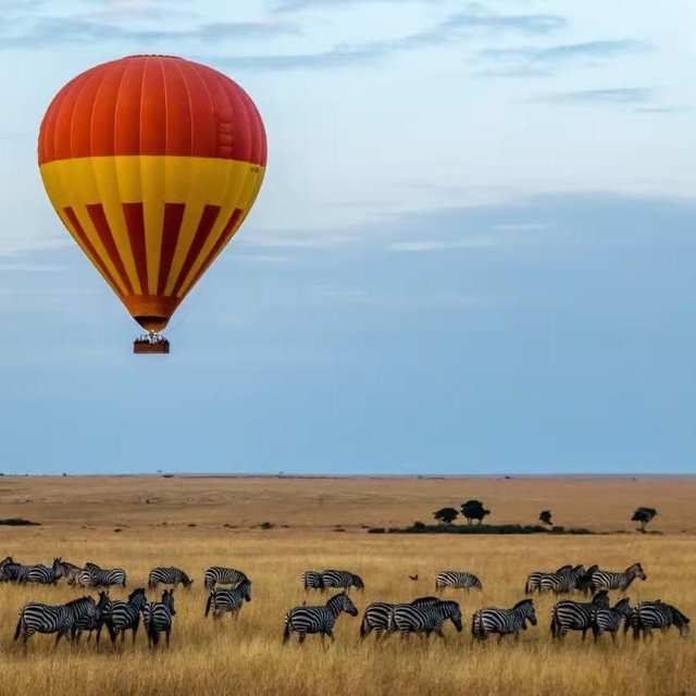 Balloon Safari over Serengeti