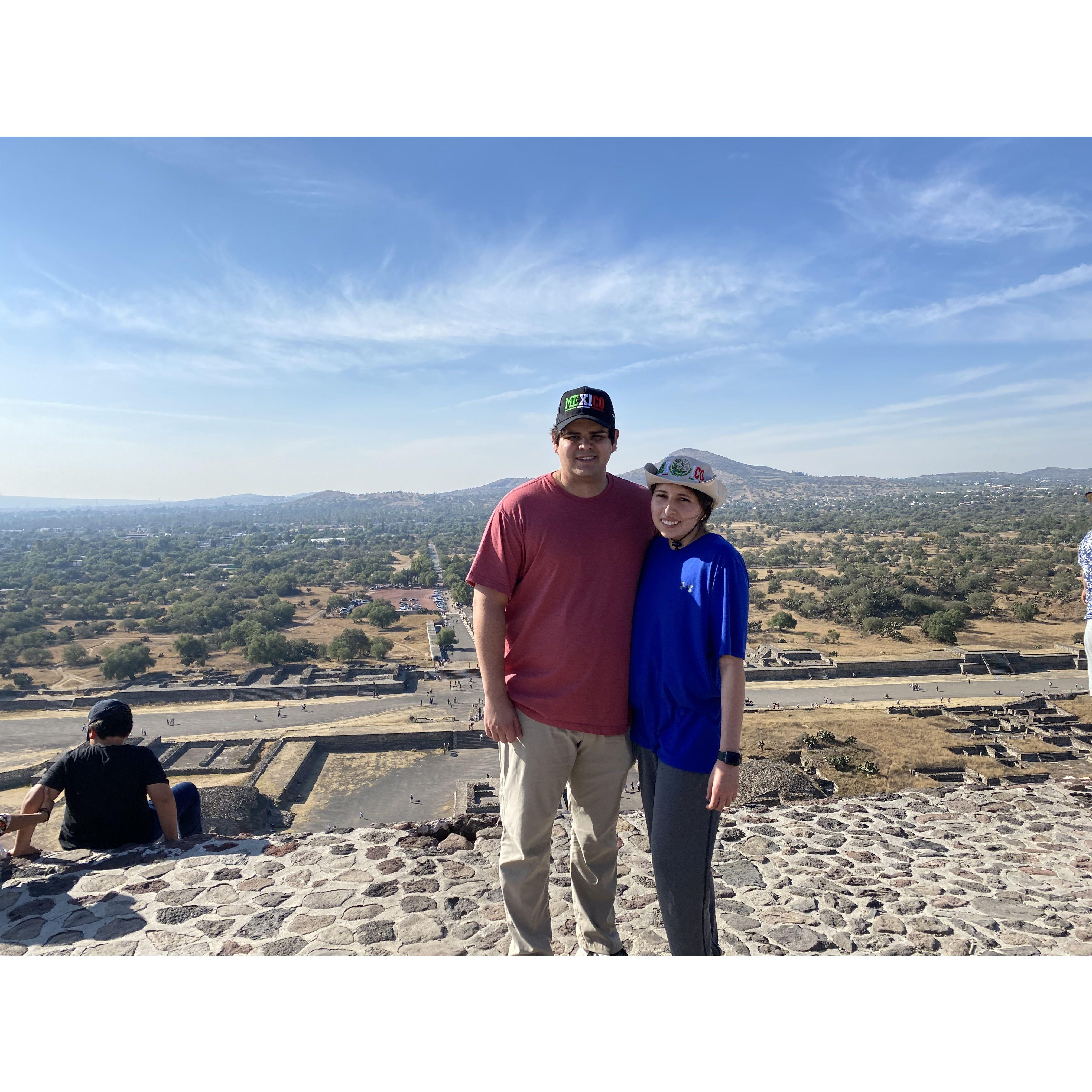 The Pyramid of the Sun in Mexico