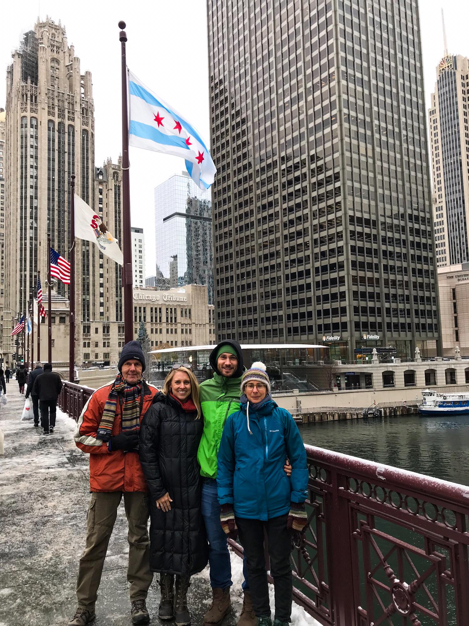 Nov. 2018. Freezing in Chicago