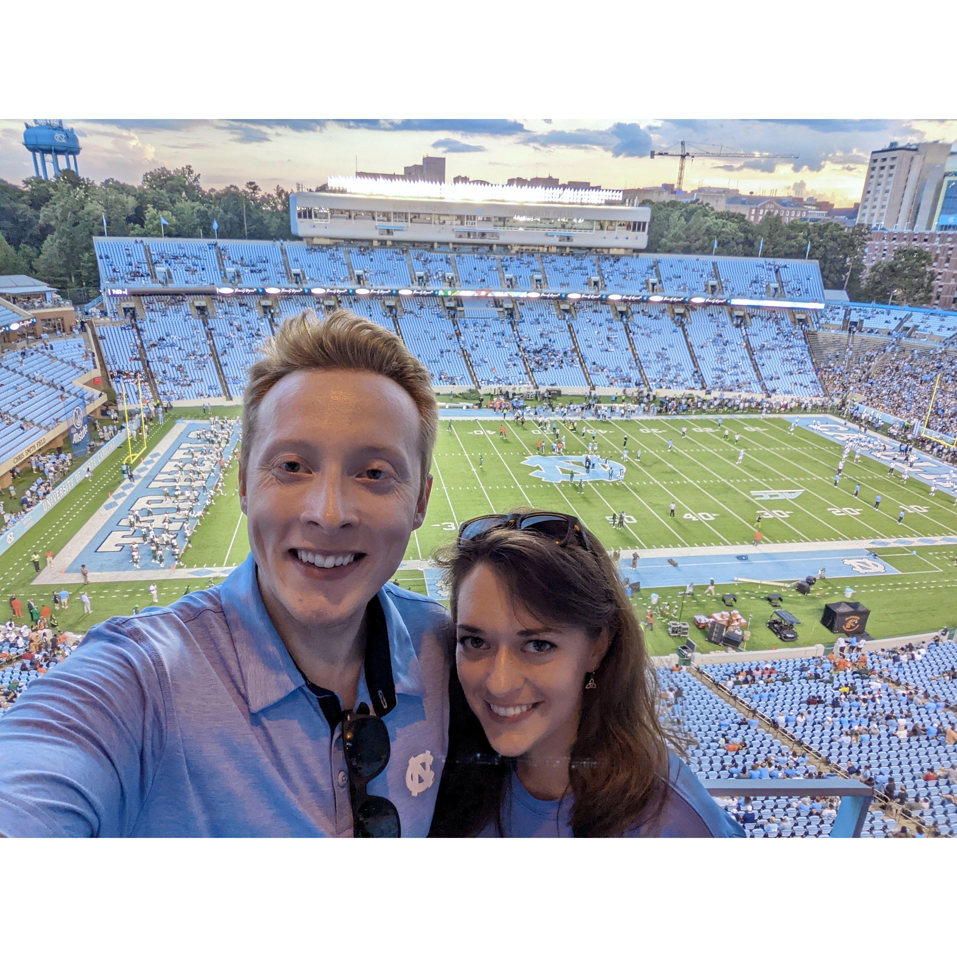 Some UNC football action -August 2022