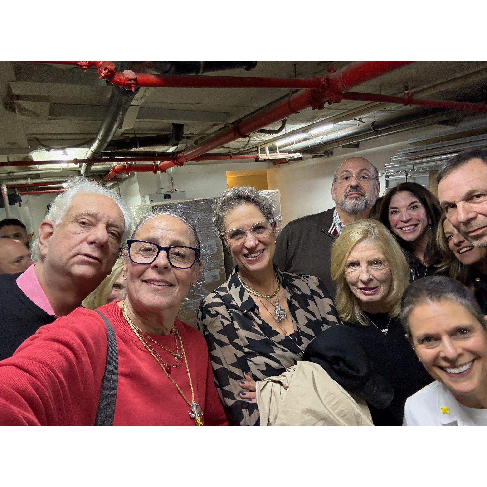 Amazing friends to share bomb shelter experience in Tel Aviv