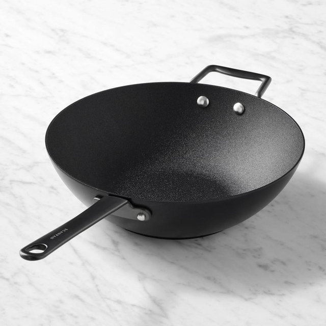 SCANPAN Black Edition Nonstick Wok, 12"