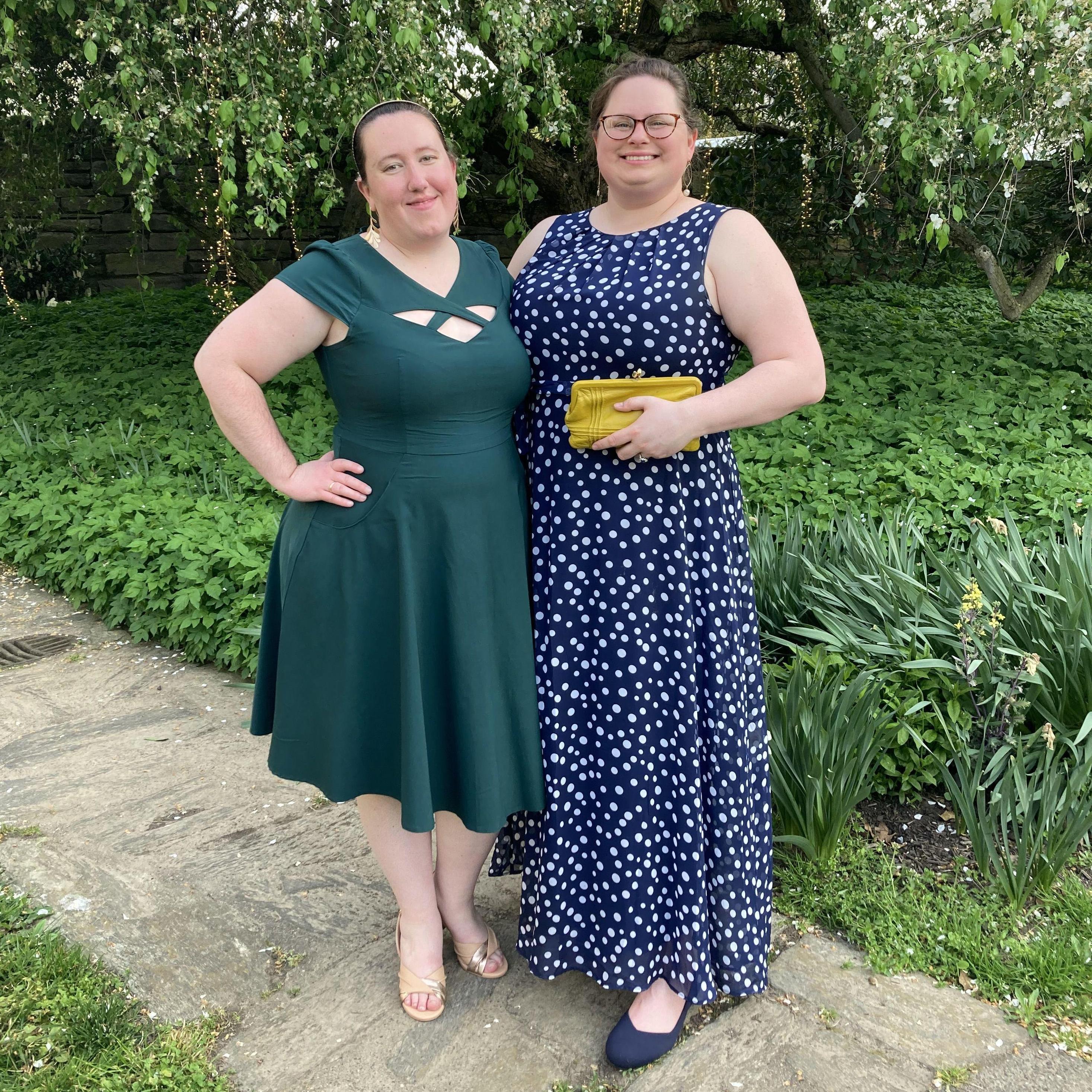 Liz and Ashley at Alysia and Mike’s wedding in April 2024!