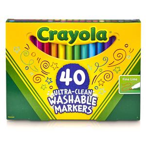 Crayola 40-count washable fine line markers - CCPEP