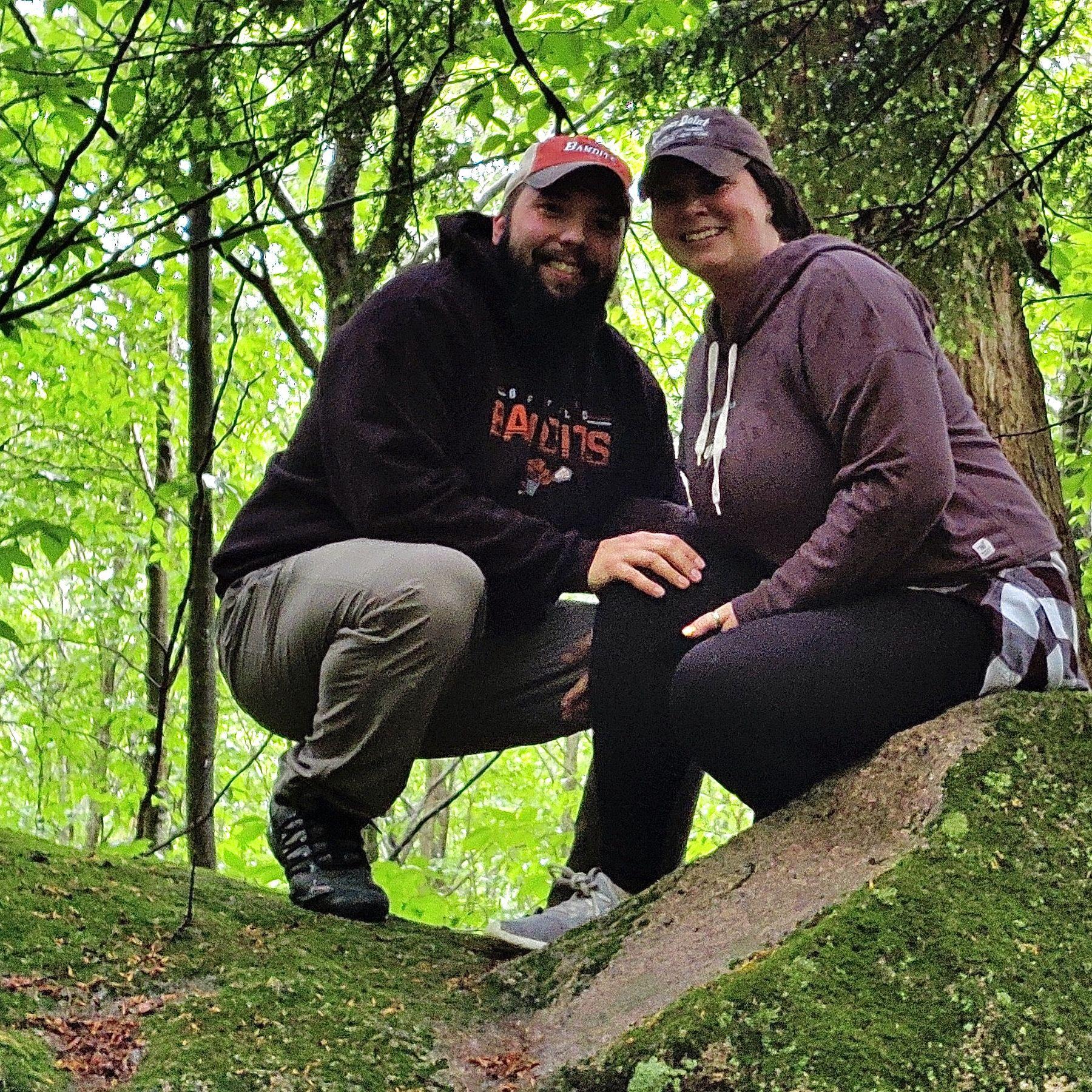 Chris's first time at Limekiln Lake (Megan's shared family camp in the ADKs)- June 2023.
