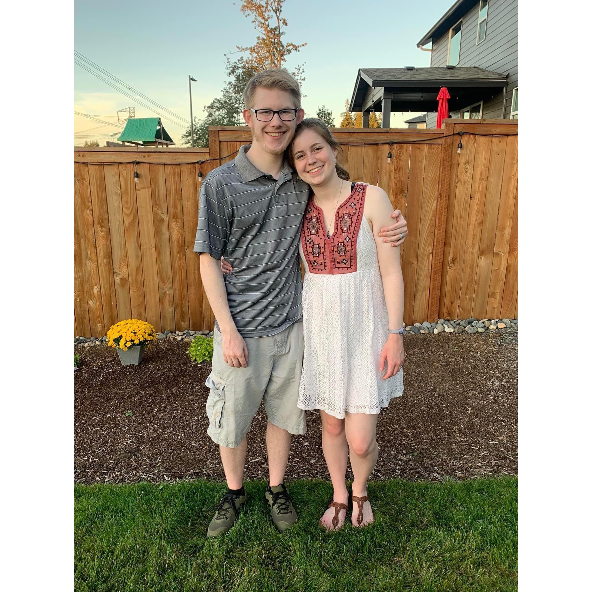 From our engagement party