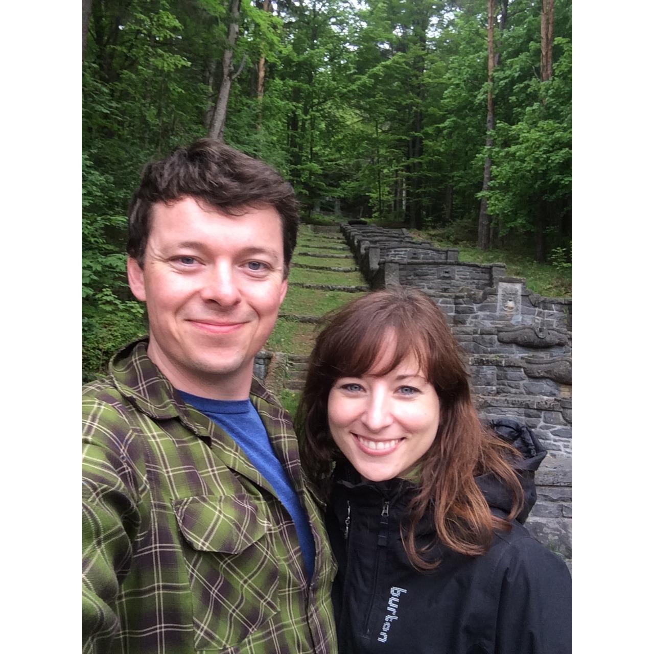 Epic morel mushroom hunting trip in the Berkshires and at Southern Vermont College