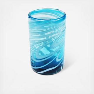 Recycled Artisan Swirl Tumbler, Set of 4