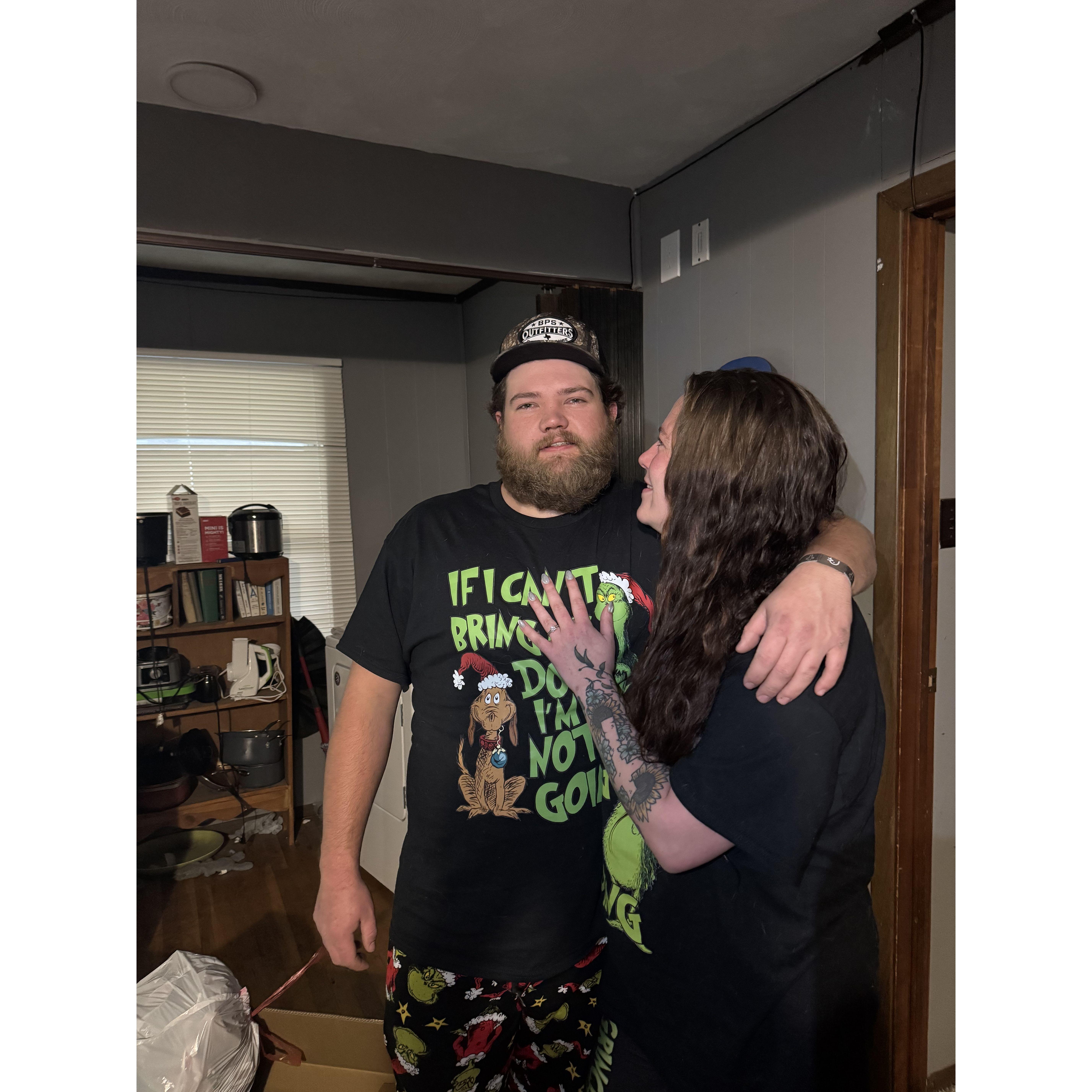 This is the day We got engaged