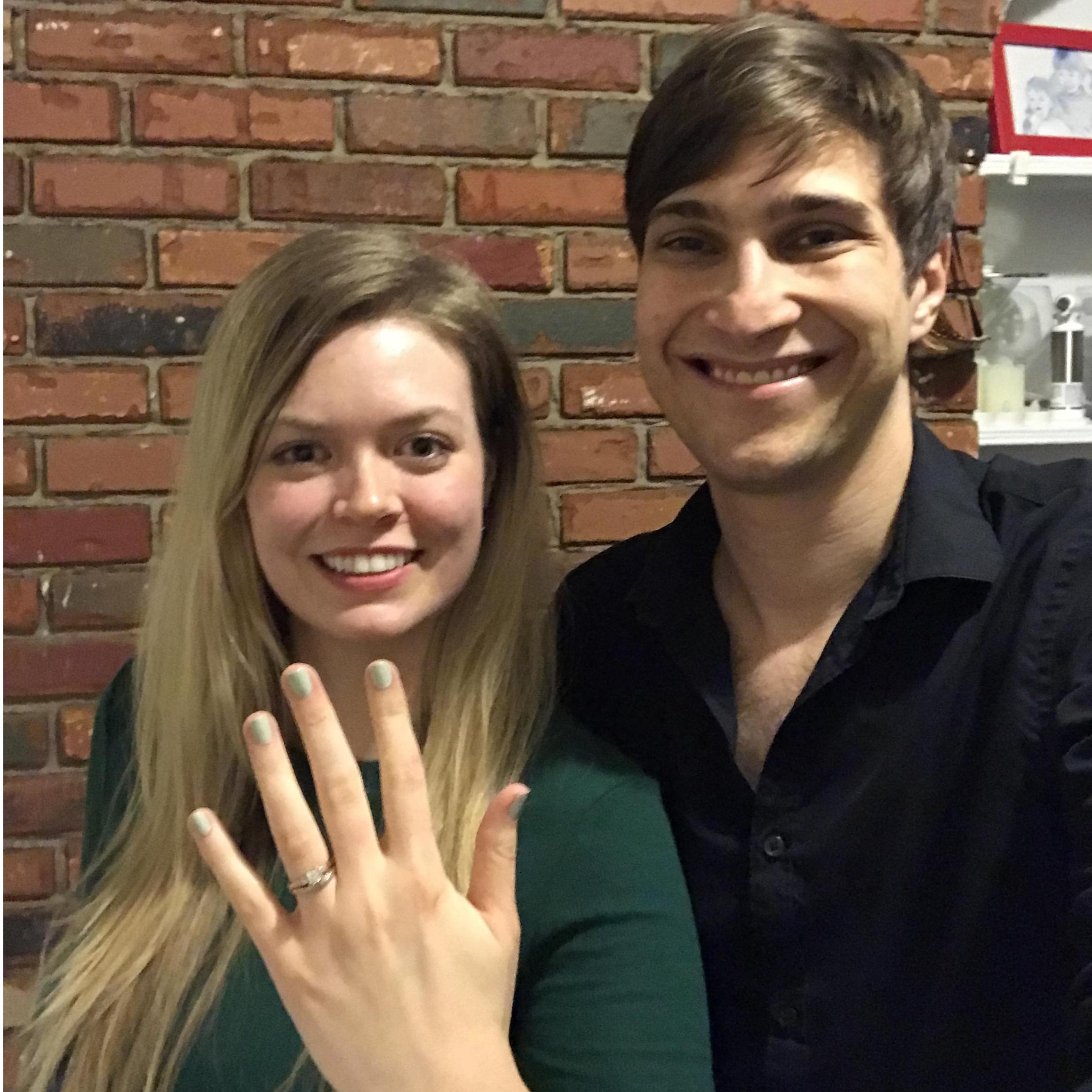 Right after we got engaged.