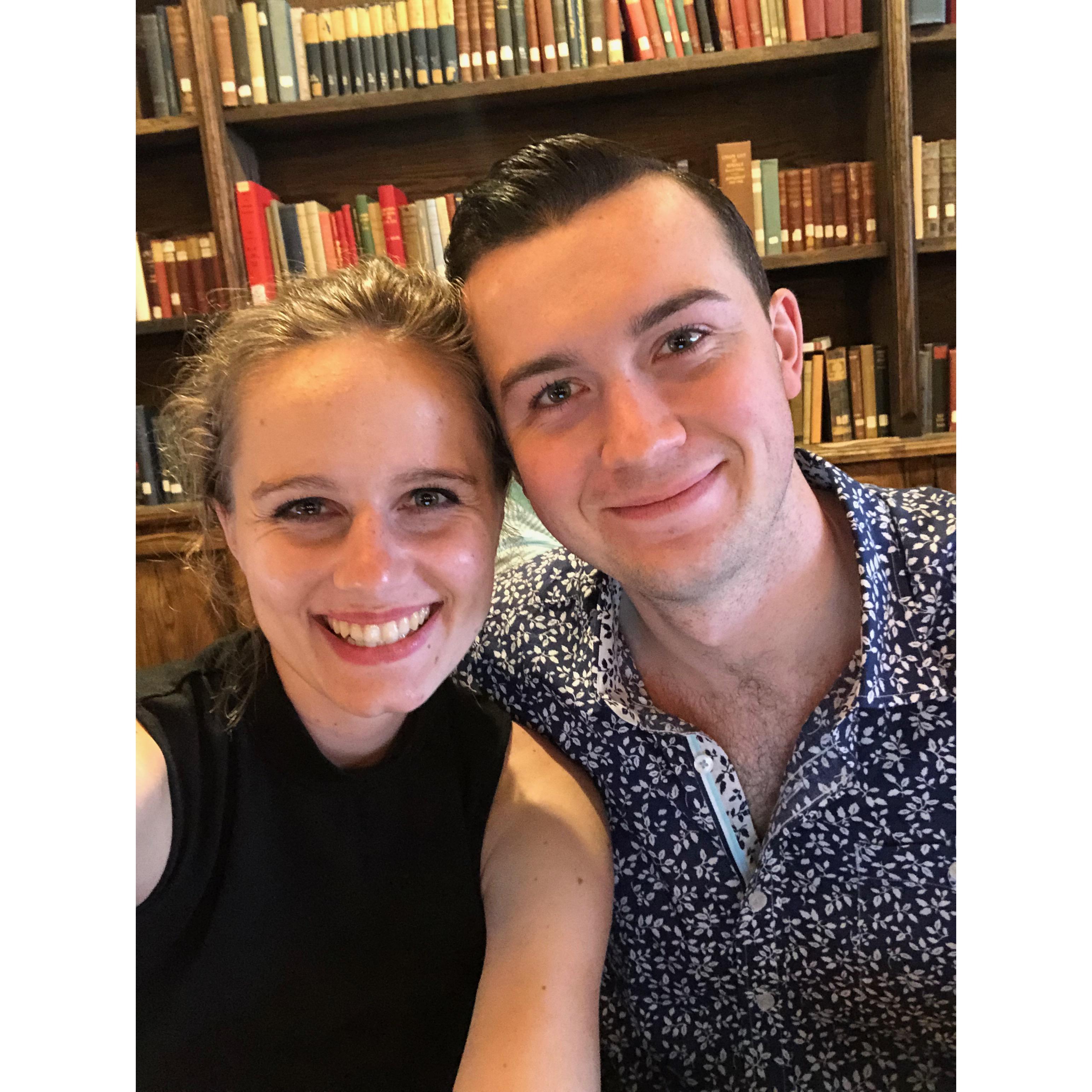 Our favorite cafe. Caffe Nero in Dedham, MA. (2019)