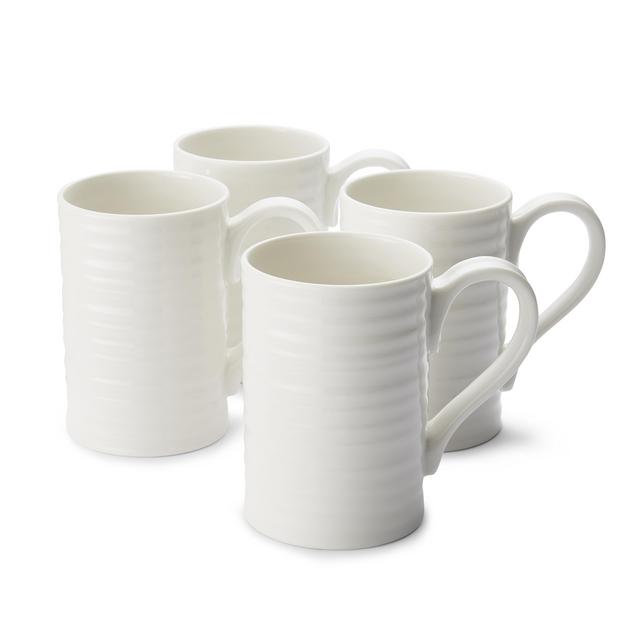 Sophie Conran for Portmeirion White Tall Mug Set of 4