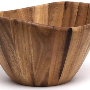 Lipper International Acacia Wave Bowl