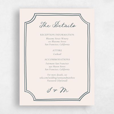 Linen, Beige Wedding Enclosure - Katinka