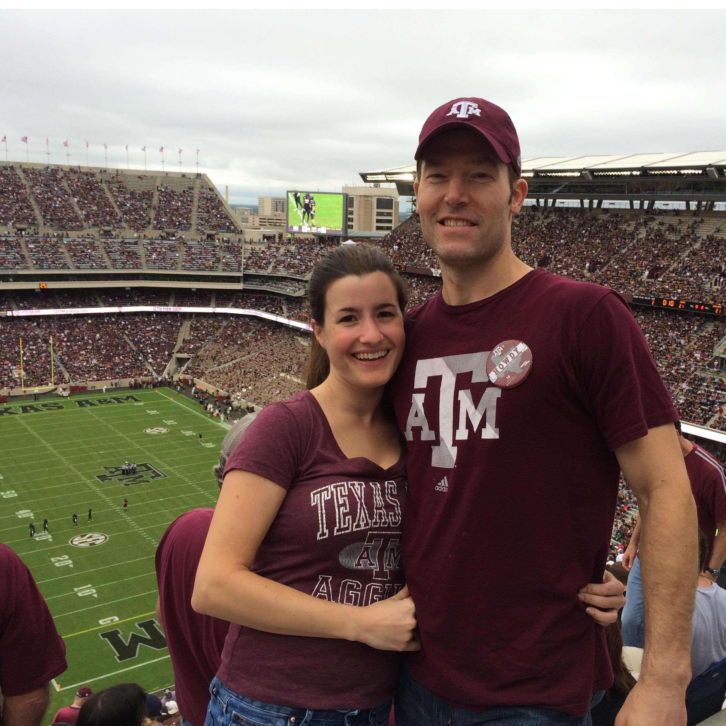 Cassie's first trip to Aggieland
College Station, TX 2015