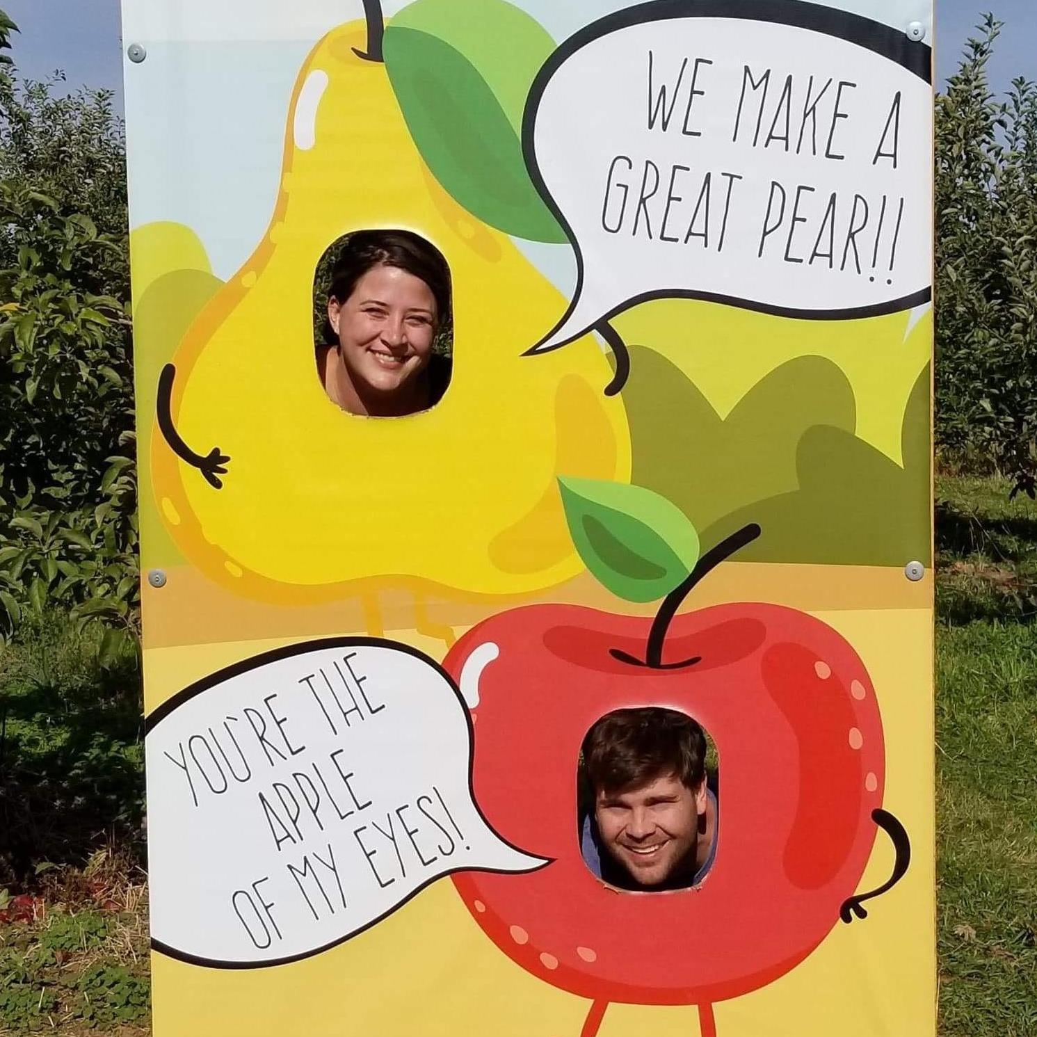 Apple picking in CT. Oct 23, 2017