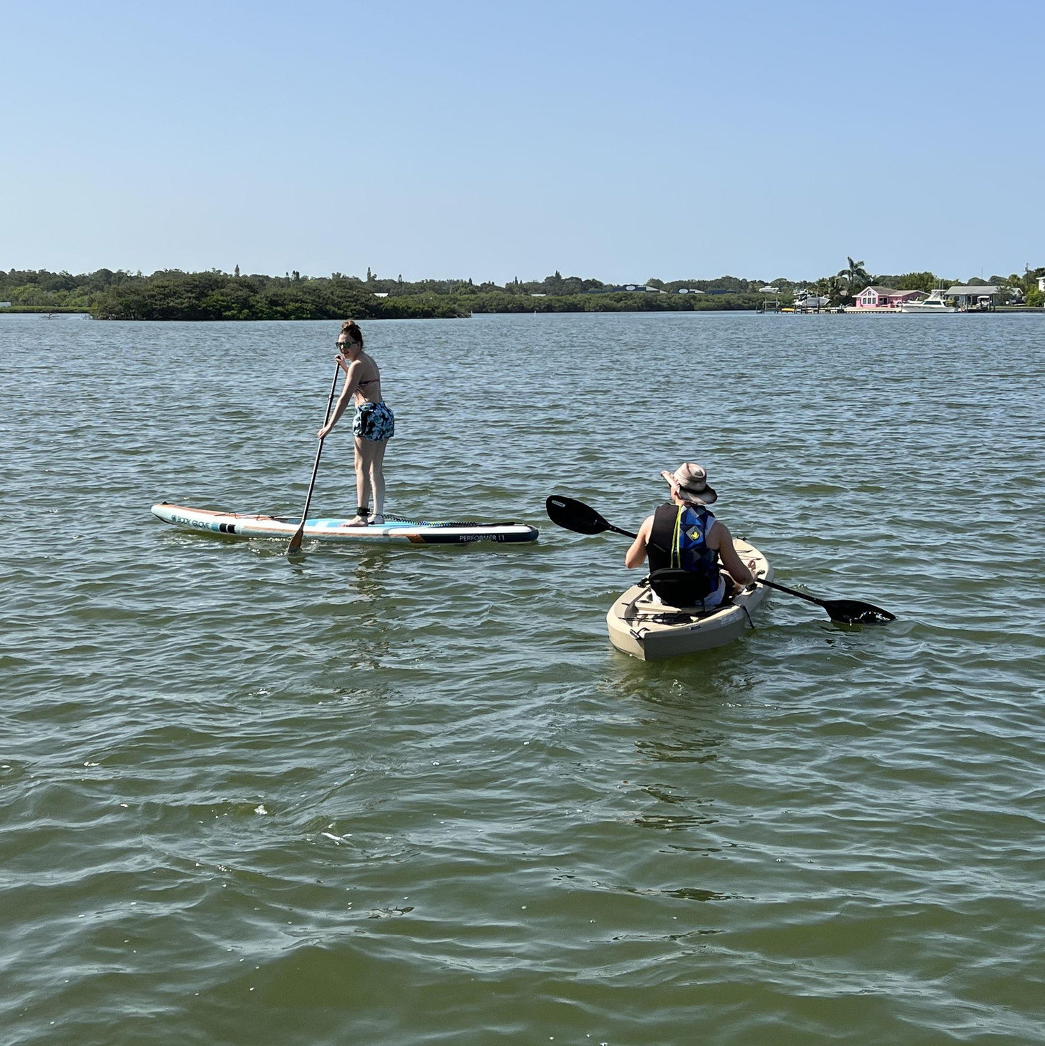 Who let Summer on the paddle board?!?!
