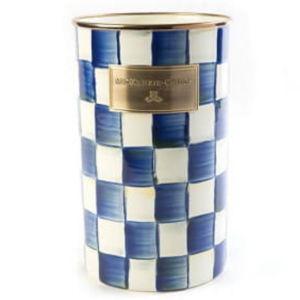 Royal Check Utensil Holder