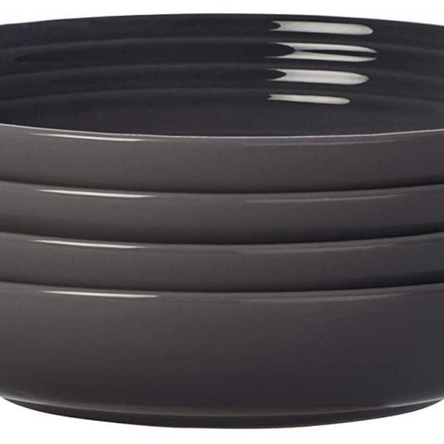 Le Creuset PG9005S4-227F Salad Plates, 8.5", Oyster