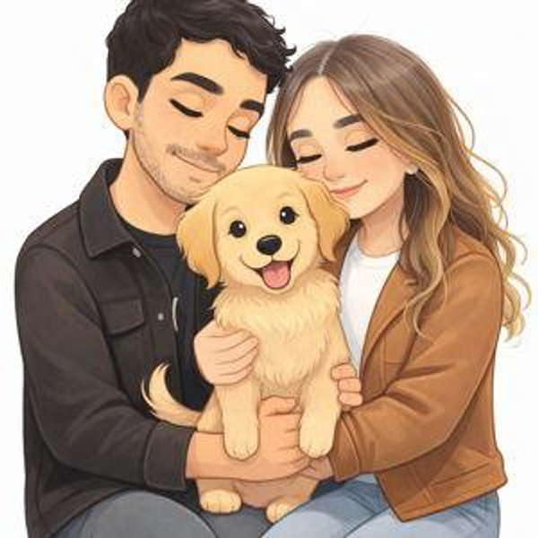Primeiro pet do casal