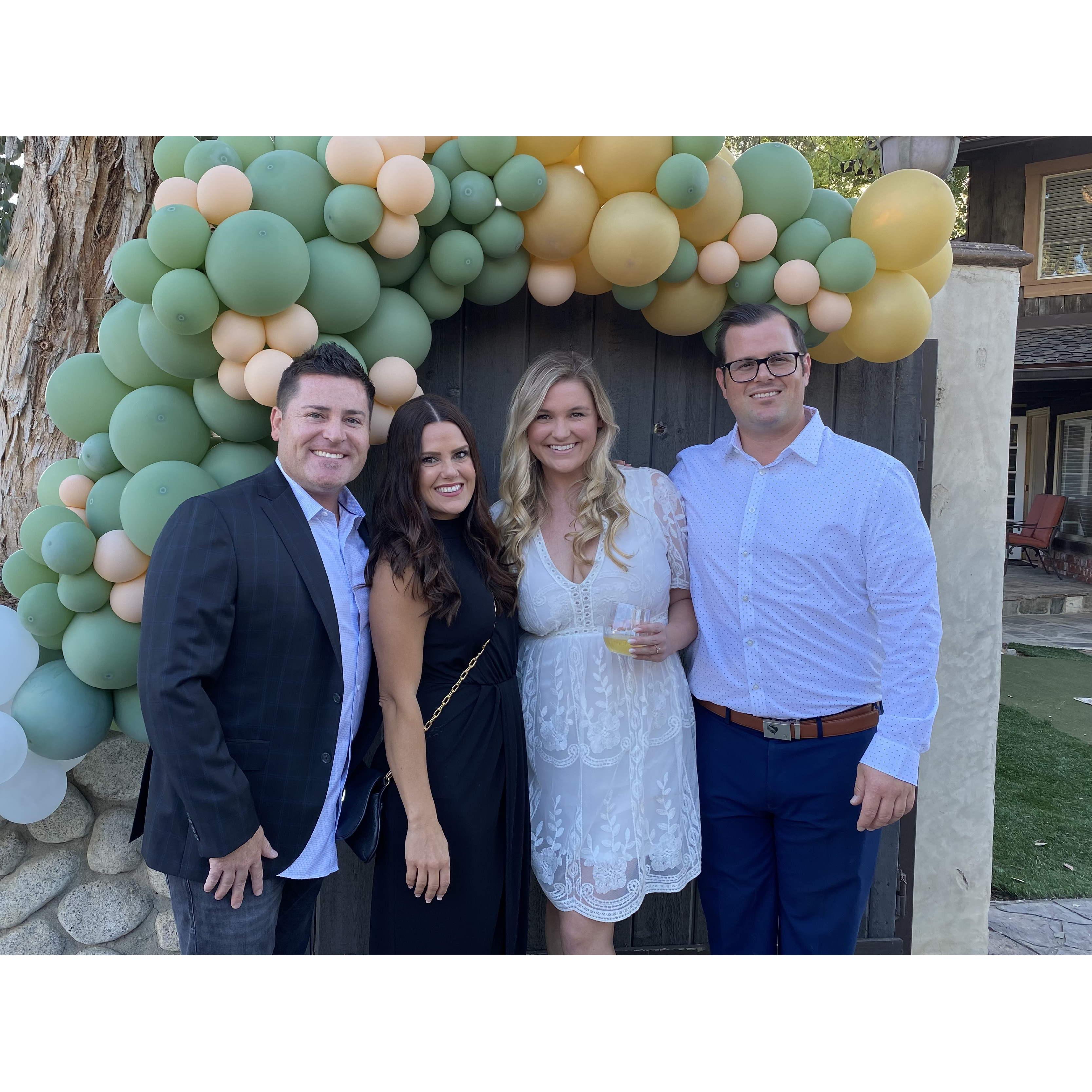 Carrie (sister of the groom) and her husband Ryan