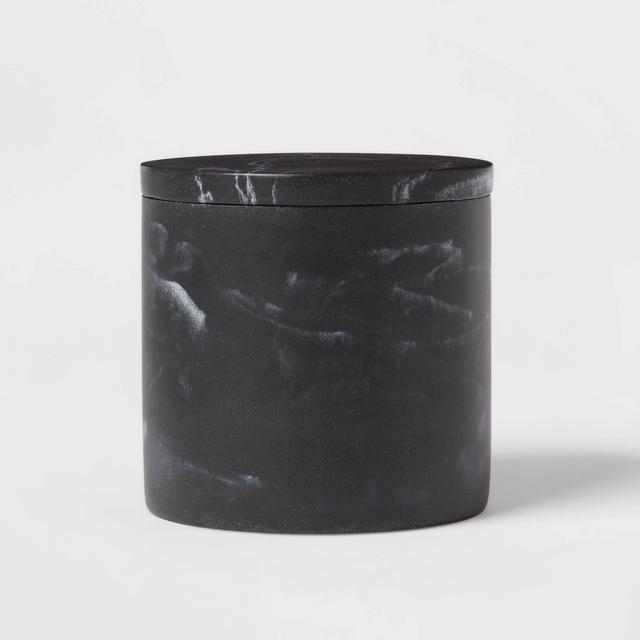 Marble Bath Canister Black - Threshold™