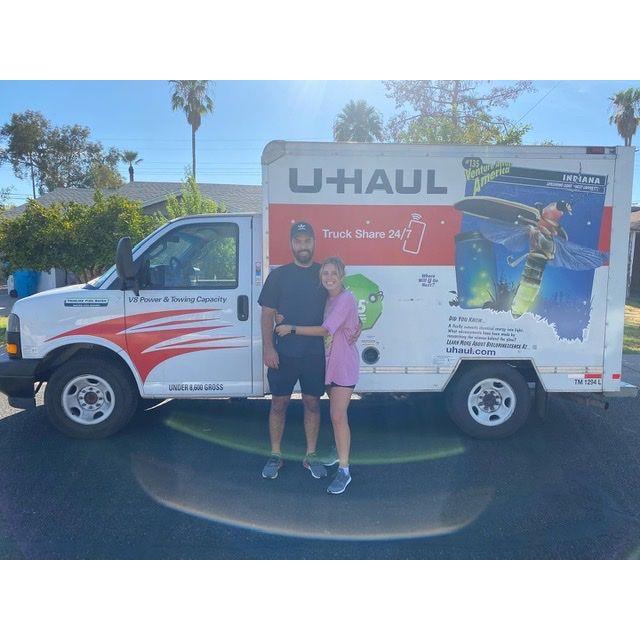 The day I moved from Phoenix to California! Daniel and I had to stop by Cassie and Dani's house to say goodbye and they snapped this picture for us! What an adventure. 
July 23, 2022