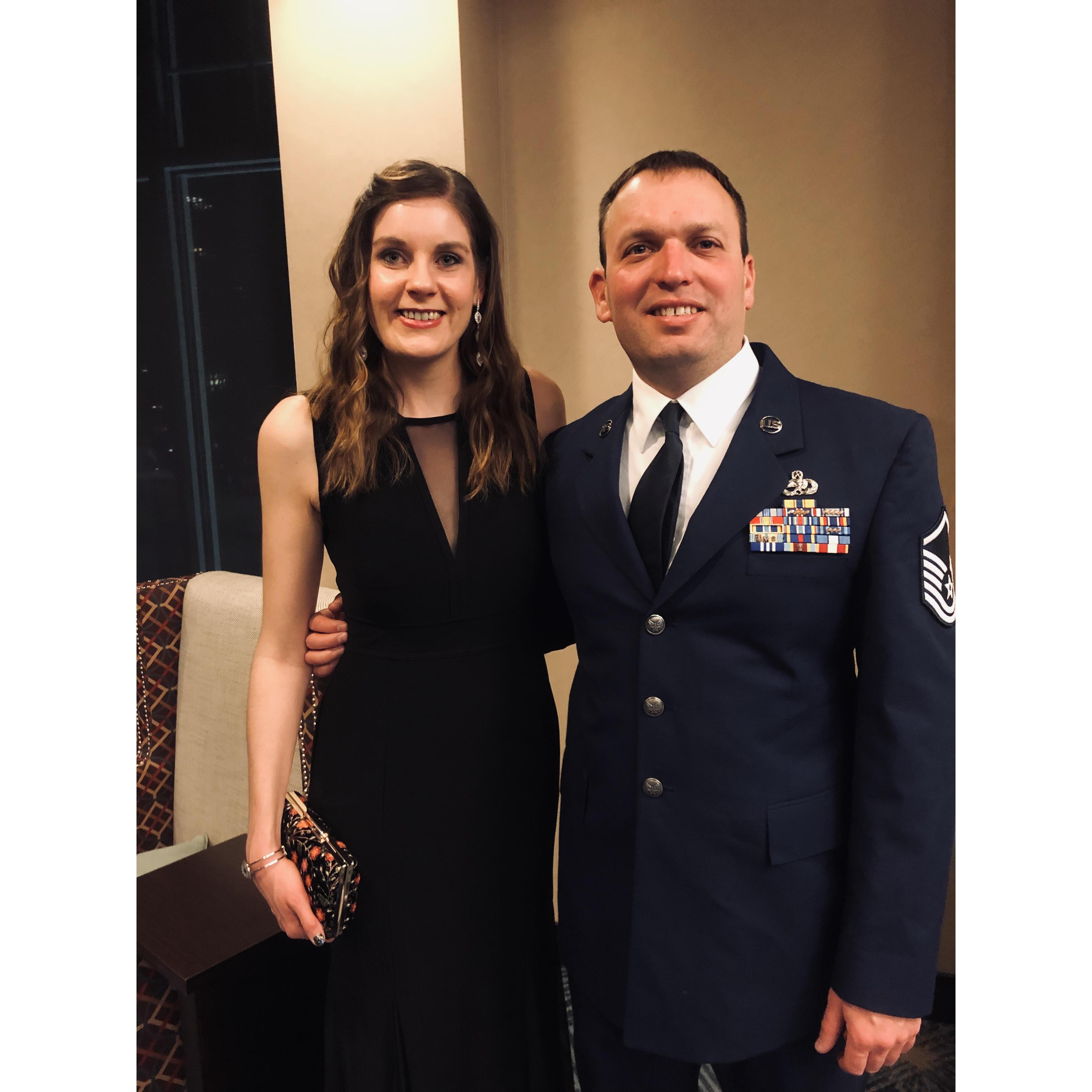 Air National Guard Airmen Award Banquet. March, 2020.