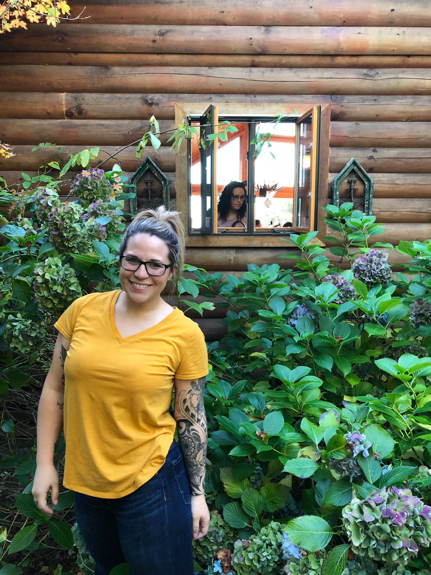 Our First Annual beach trip took us to a home near Newport, OR for a few days of relaxing and spending time together.  That’s my sister, Anna in the window☺️