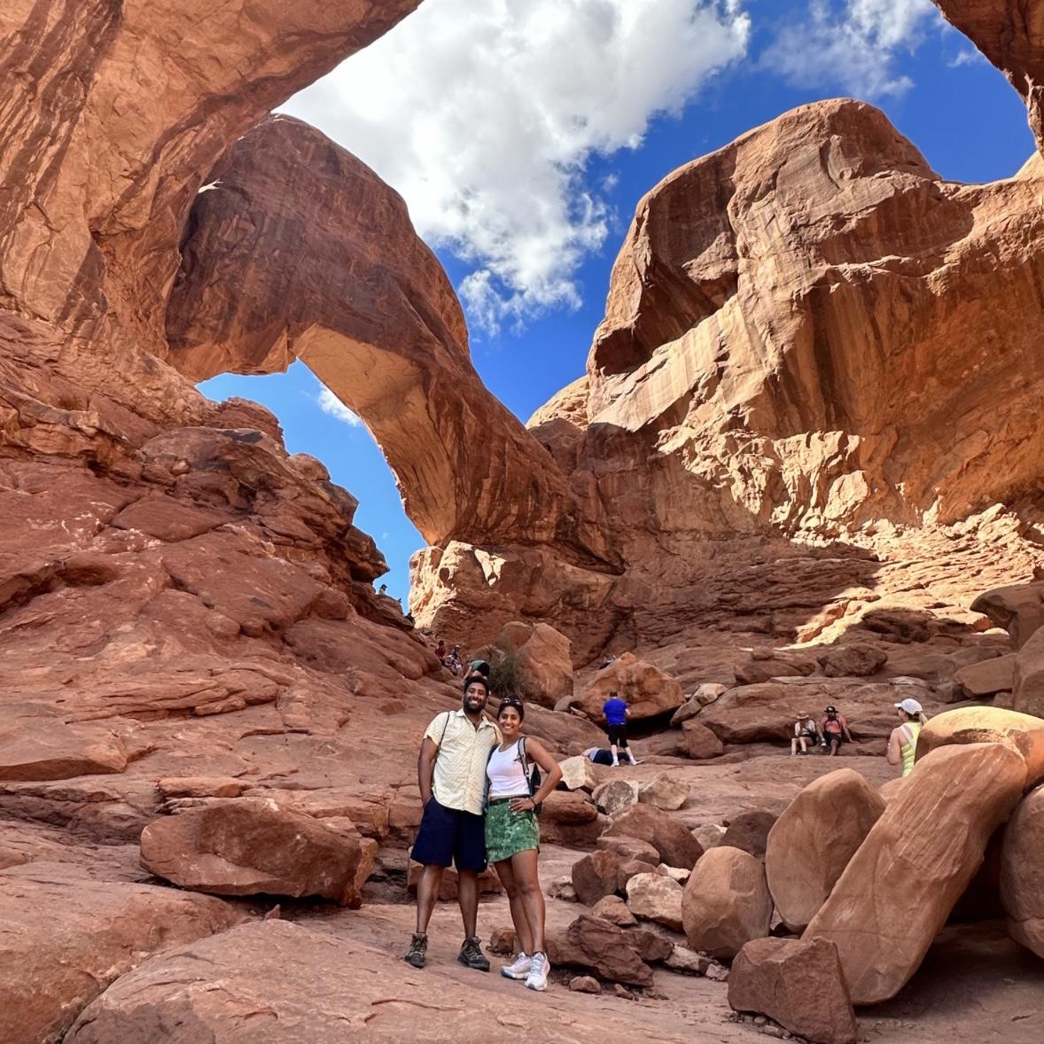 From our first family road-trip together. Living on opposite coasts of the country, the first time Vishal met Arzoo's family we took a week long trip through Utah together.