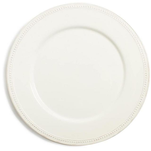 Sur La Table Pearl Stoneware Dinner Plate 7-0752, White