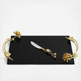 Dahlia Cheeseboard with Knife