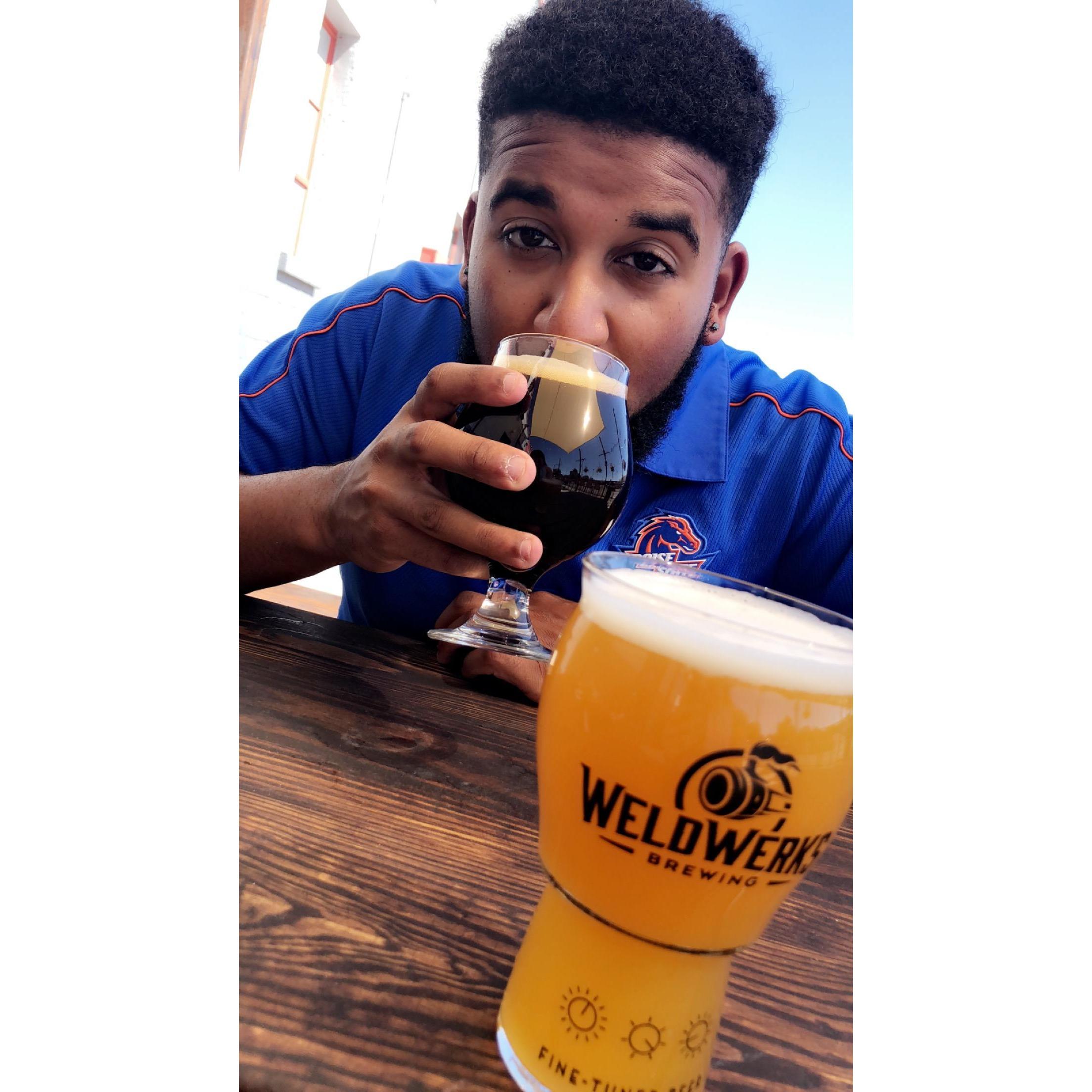 Adventures almost always bring us to local breweries...this one right down the street from us in Greeley!