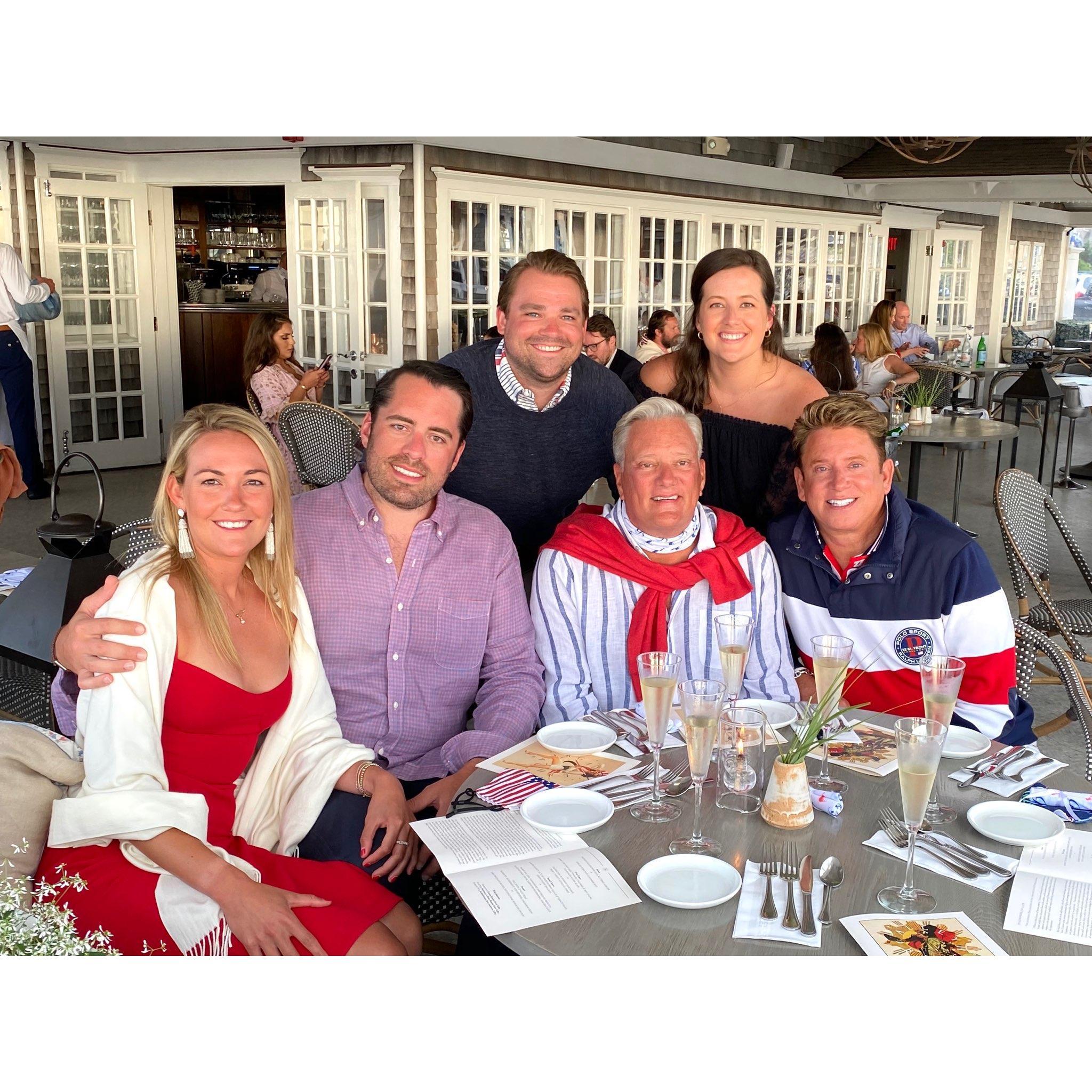 Minutes before the question was popped at Galley Beach on the 4th of July