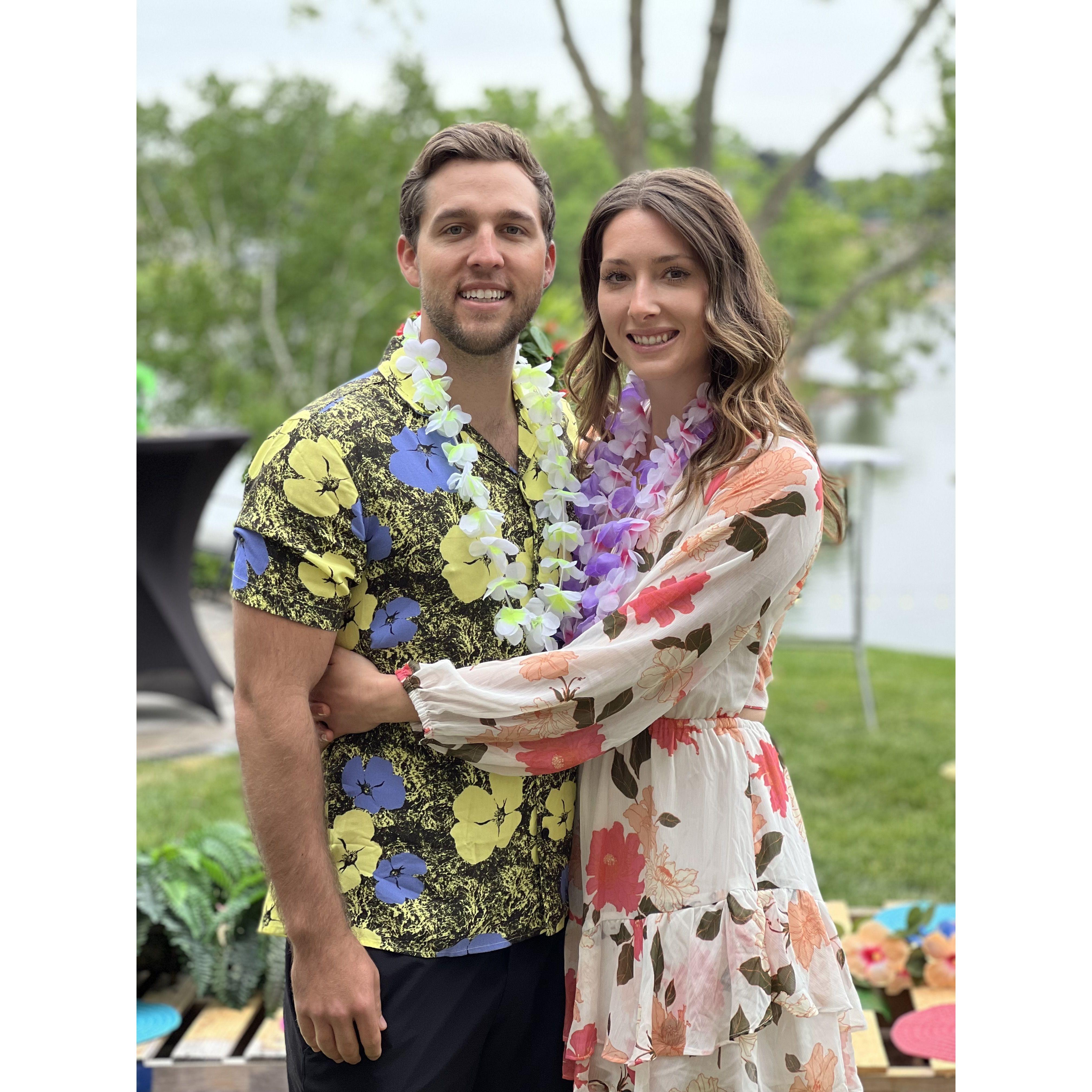 Ariel and Nate's engagement party.