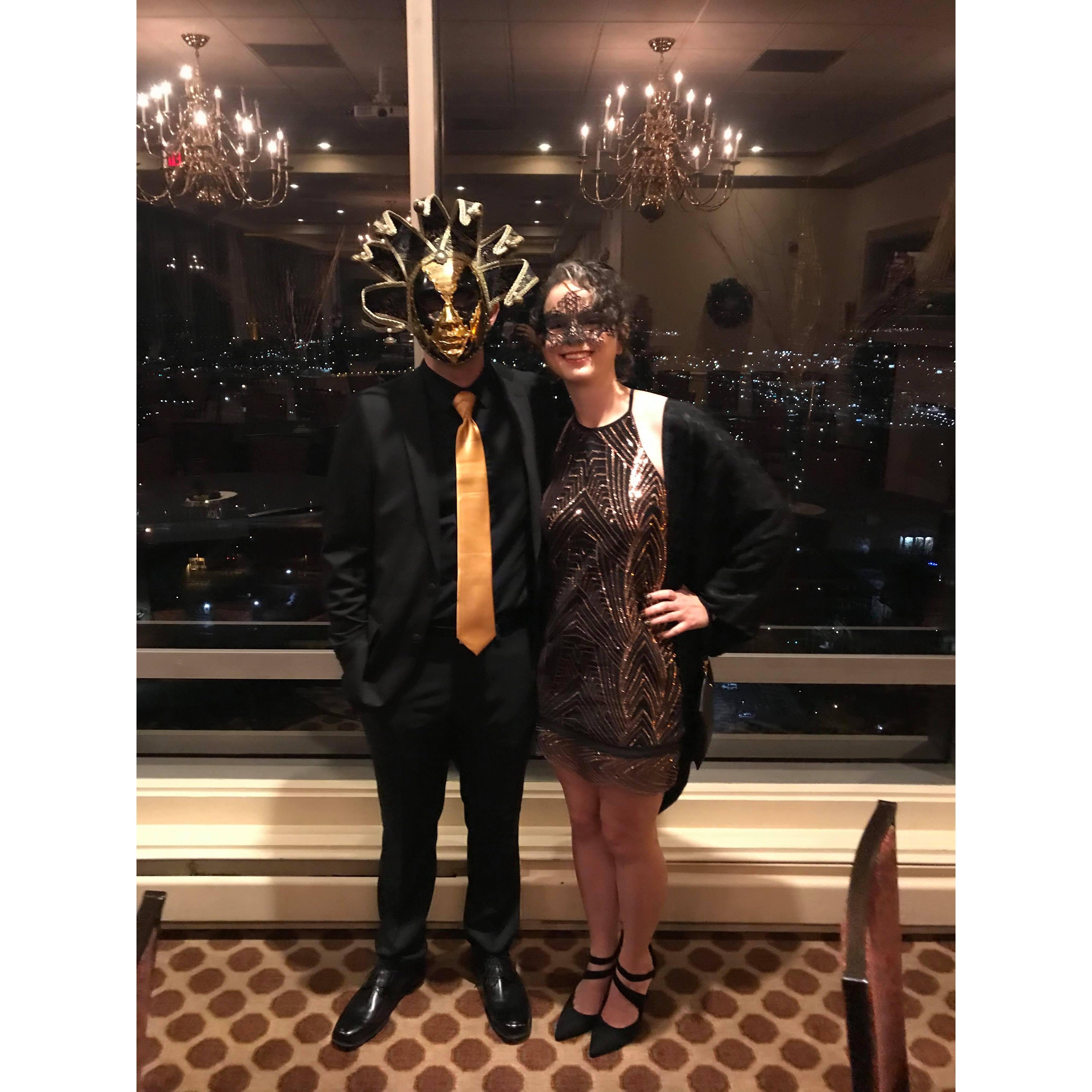 New Year's Eve Masquerade Party, 2018.
