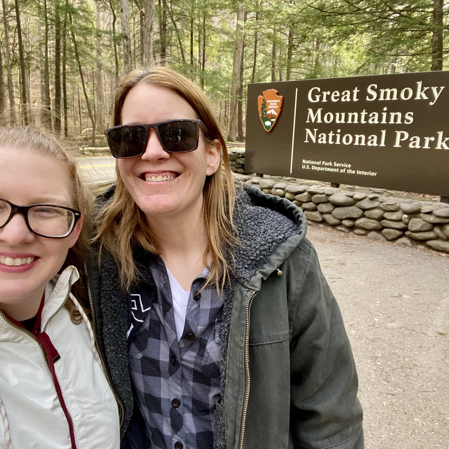 This was our first trip together. We stayed in a cabin in Pigeon Forge, Tennessee.