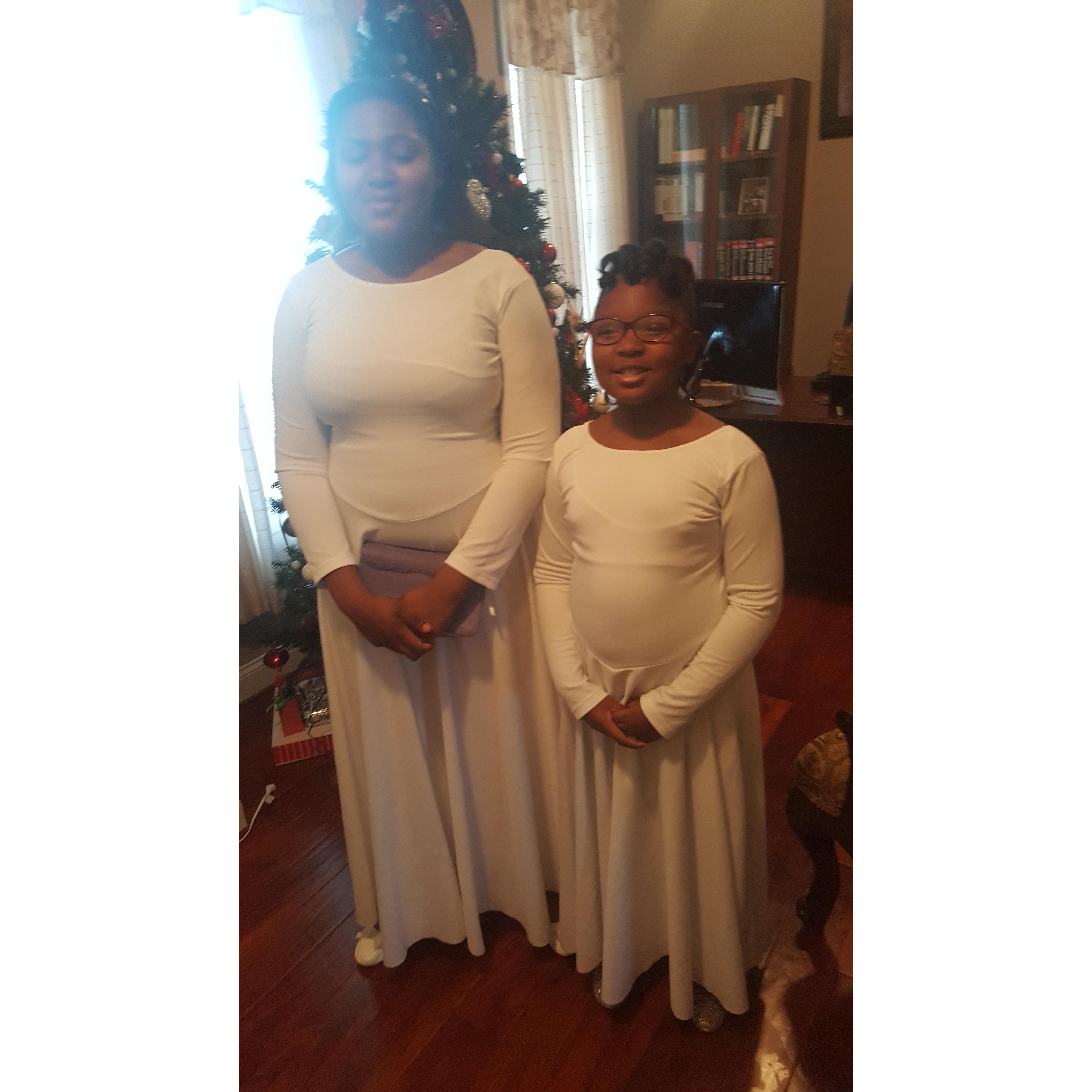 On our way to church