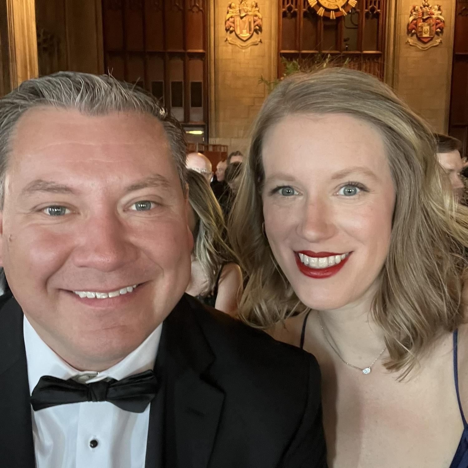 Attending a black tie wedding in Chicago