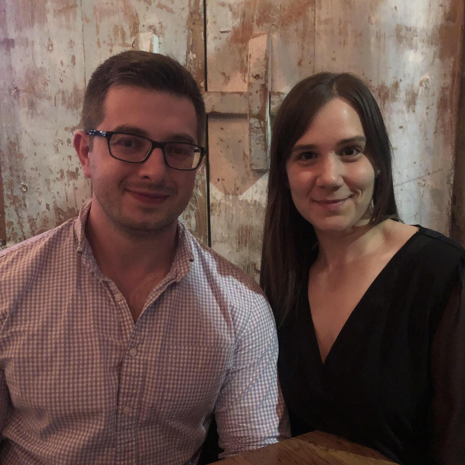 A recent picture taken when we were out celebrating Rachel's 30th birthday with our friends.
