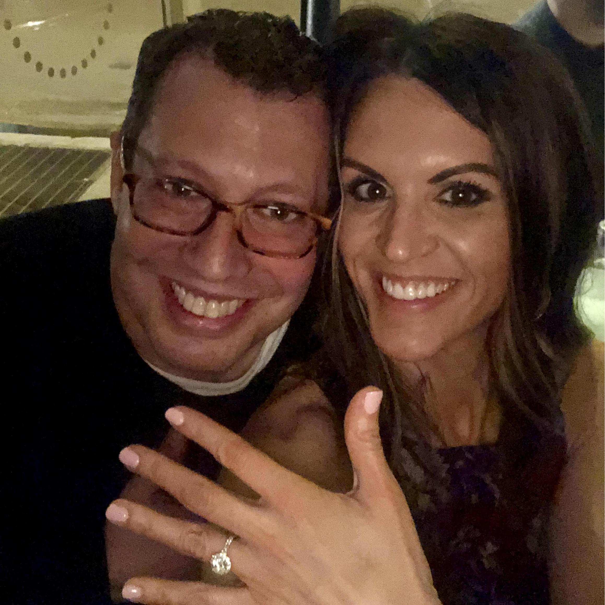 The night we got engaged! 💍❤️
