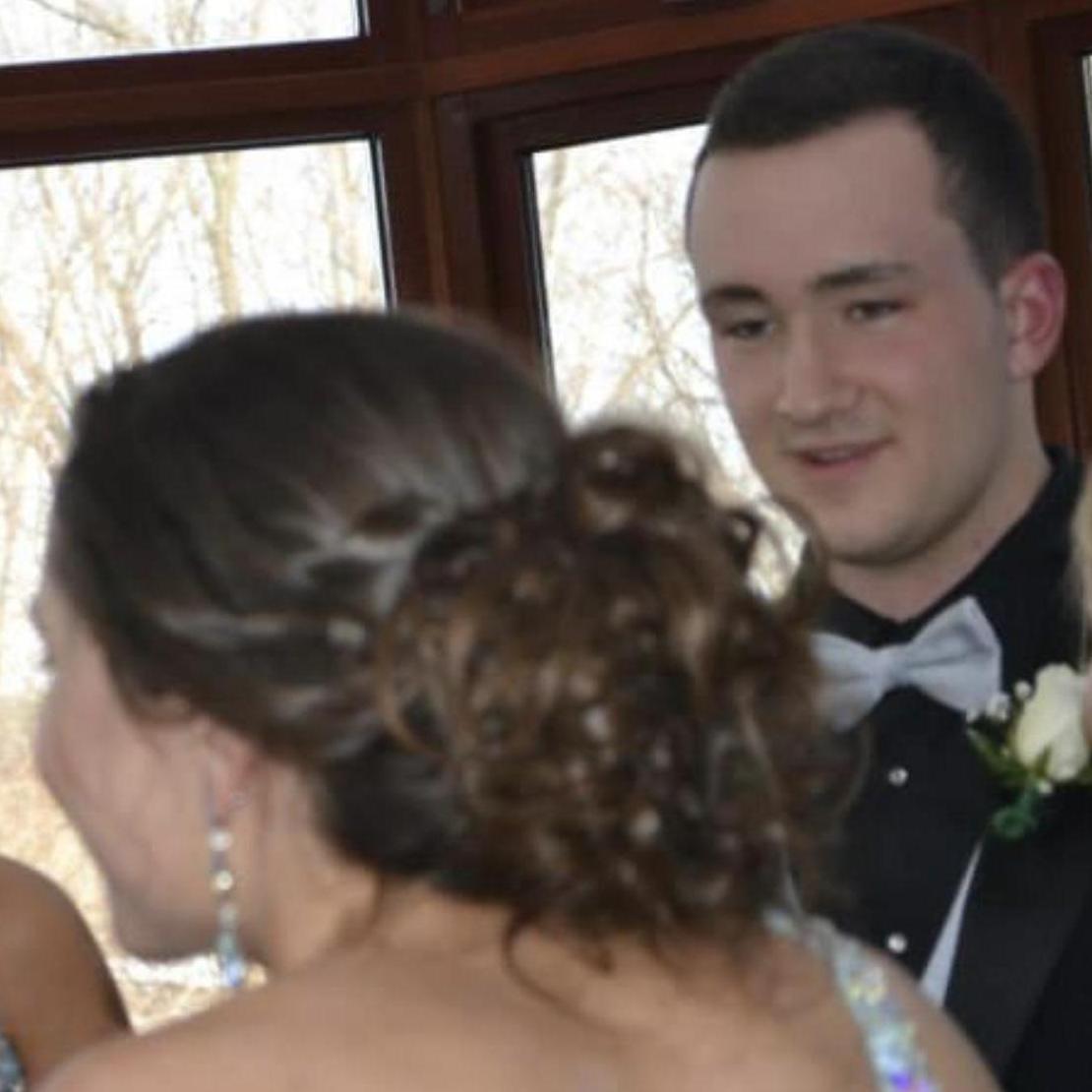 Junior prom, March 2014. It's key to note that we had not had a conversation EVER before this picture was taken. Love at first sight.